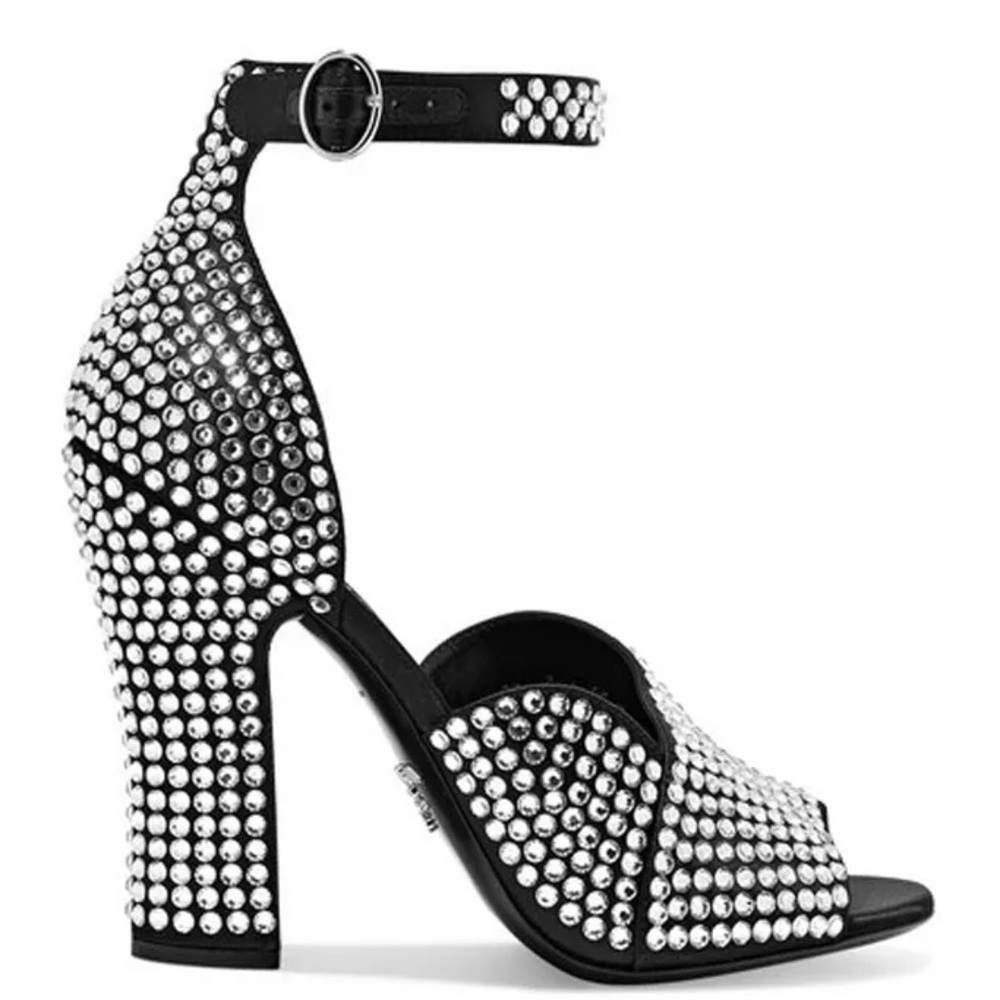 Authentic Prada Crystal Sandals - Picture 2 of 4